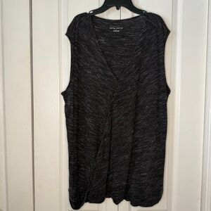 Ava & Viv Charcoal Sleeveless Tank Top